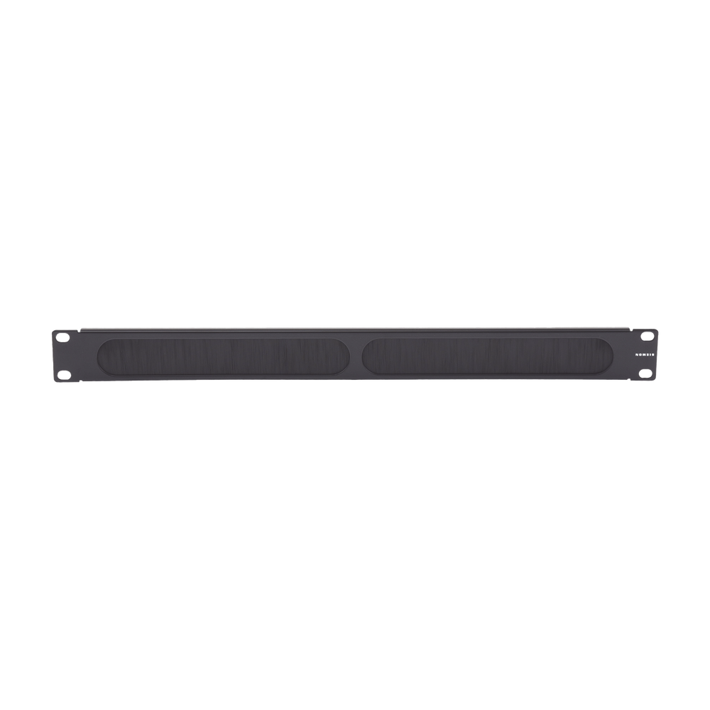 Tapa Ciega para Rack de 19in, Tipo Cepillo de Nylon, para Paso de Cables y Mejor Manejo Térmico, Color Negro, 1UR