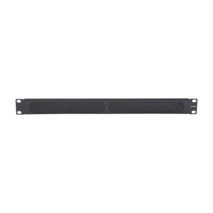 Tapa Ciega para Rack de 19in, Tipo Cepillo de Nylon, para Paso de Cables y Mejor Manejo Térmico, Color Negro, 1UR