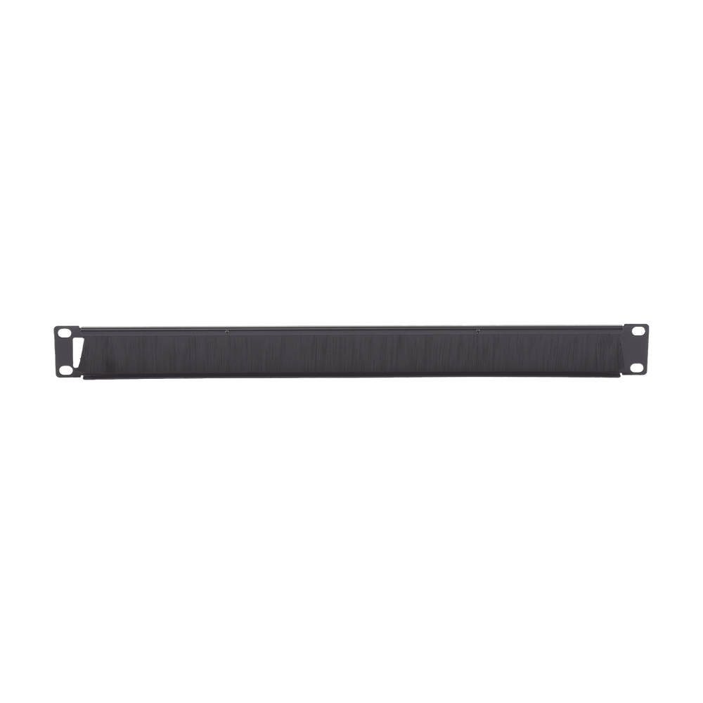 Tapa Ciega para Rack de 19in, Tipo Cepillo de Nylon, para Paso de Cables y Mejor Manejo Térmico, Color Negro, 1UR