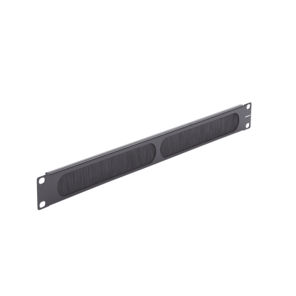 Tapa Ciega para Rack de 19in, Tipo Cepillo de Nylon, para Paso de Cables y Mejor Manejo Térmico, Color Negro, 1UR