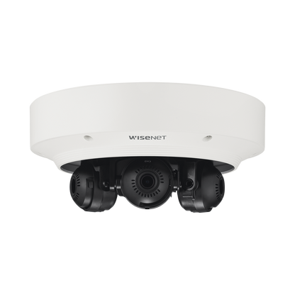 Cámara IP Multisensor 6MP ( 3 Sensores de 2MP) WDR 150 DB, Lente Motorizado 3 - 6 MM /  HPOE / IP66 / IK10 / NEMA 4X