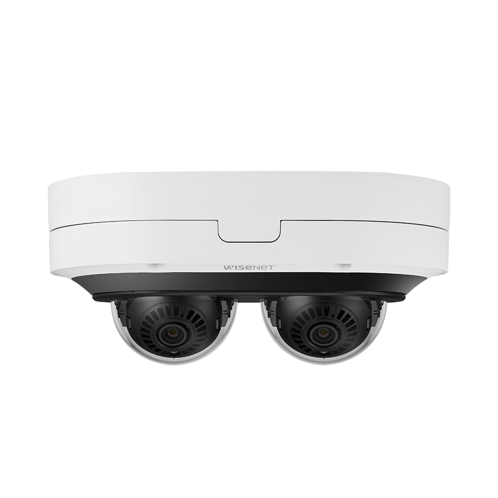 Camara Multisensor 2MP x 2 CH con IA / Lente Motorizado de 3 a 6mm / P-Iris / WDR 120dB / Protección IP66 / IK10 / NEMA4X