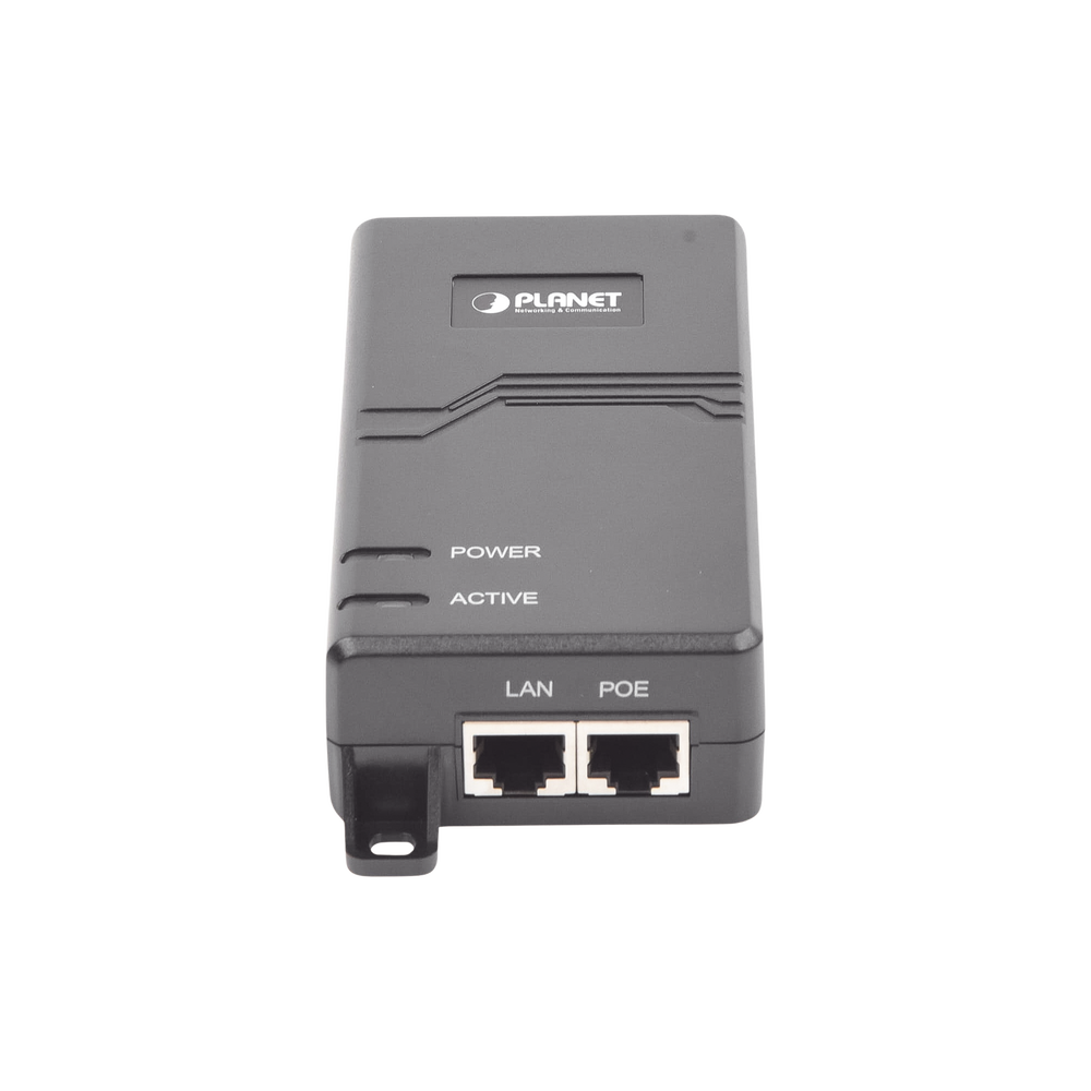 Inyector PoE  IEEE 802.3at, Puertos Gigabit, Hasta 30 W de Salida PoE (Mid-span)