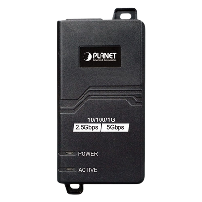Inyector PoE 802.3 af/at, Hasta 30 W, con Puertos de 10/100/1000Mbps/ 2.5 Gbps/5 Gbps