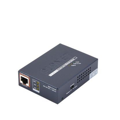 Inyector PoE 802.3af/at/bt , Hasta 95 Watts, Puerto Gigabit con Fuente Externa