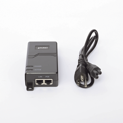 Inyector 802.3bt de 60W en 4-Pares UTP, Compatible con 802.3af/at Gigabit 10/100/1000 Mbps