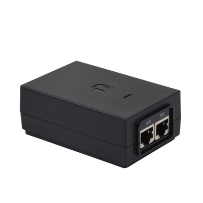 Adaptador PoE Ubiquiti de 24 VDC, 1.25 A con puerto Gigabit