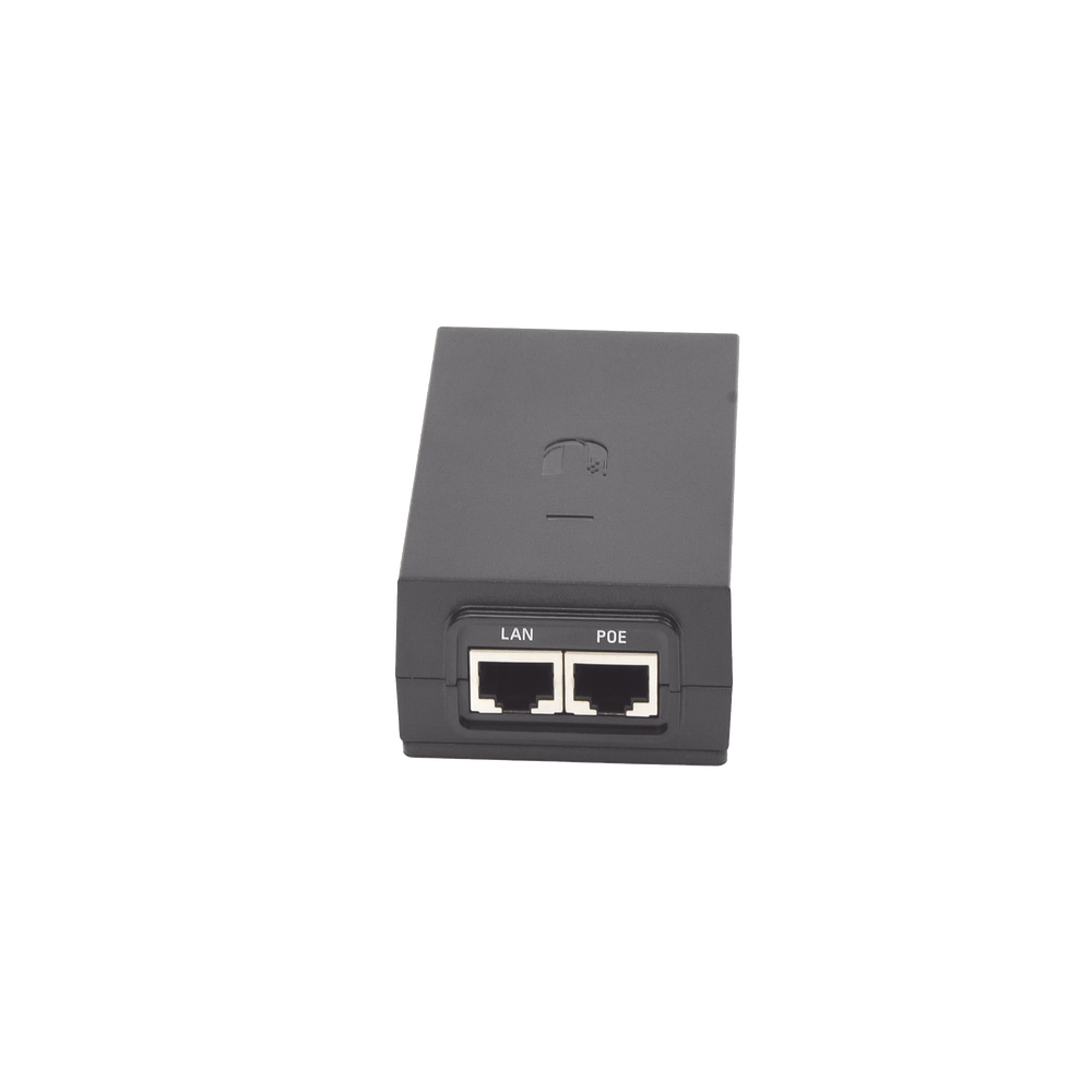 Adaptador PoE Ubiquiti de 48 VDC, 0.5 A, Fast Ethernet (10/100 Mbps)