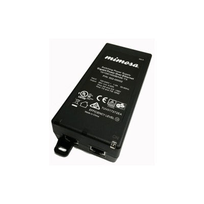 Inyector PoE Pasivo Gigabit 50 Vcc para radios A5-14, A5c, B5c, B5, B11, B24, C5c, C5x Mimosa