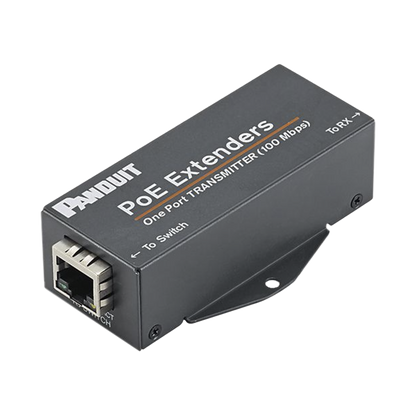 Transmisor PoE/PoE+ Para Uso con Receptor POEXRX1, Hasta 610 Metros (2000 ft) con Cable Cat5e o Cat6, 10/100Mbps