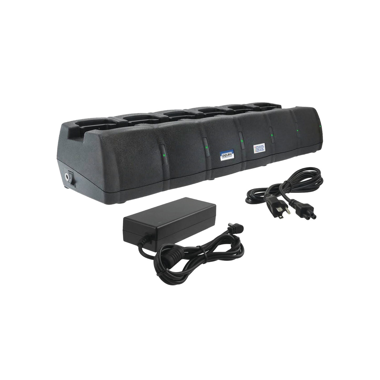 Cargador rápido de 6 cavidades de escritorio para radio ICOM ICM25