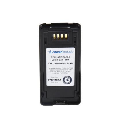 Batería Li-Ion 3400 mahA para radios Kenwood series NX-5200/ 5300/ 5400 (IP67)