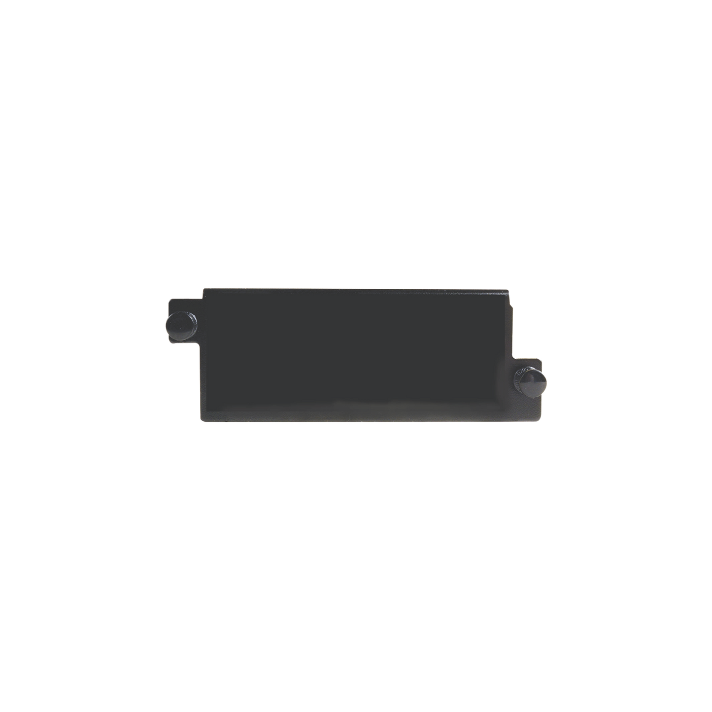 Placa adaptadora "Plug and Play", Ciega, Color Negro