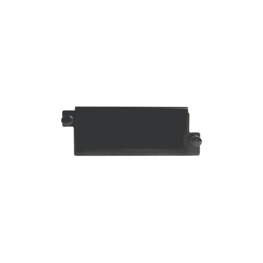 Placa adaptadora "Plug and Play", Ciega, Color Negro
