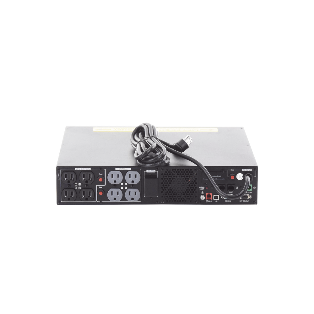 UPS de 1000 VA/1000 W, Topología Línea Interactiva, Entrada 120 Vca NEMA 5-15P, Onda Senoidal Pura, Torre o Rack 2 UR, Con 8 Tomas NEMA 5-15R