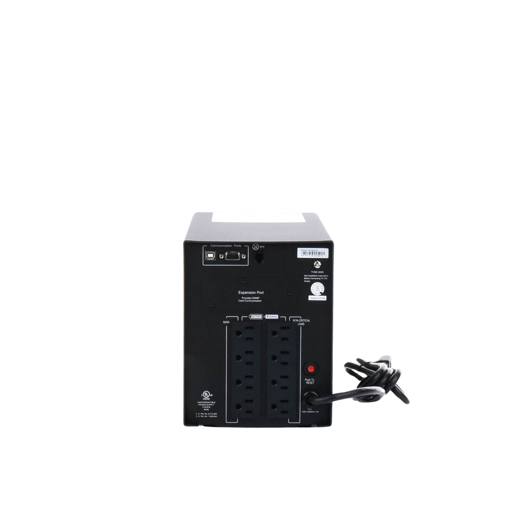 UPS de 1500 VA/1500 W, Topología Línea Interactiva, Entrada 120 Vca NEMA 5-15P, Onda Senoidal Pura, Mini Torre, Con 8 Tomas NEMA 5-15R