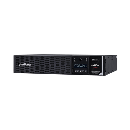 UPS de 1500 VA/1500 W, Topología Línea Interactiva, Entrada 120 Vca NEMA 5-15P, Onda Senoidal Pura, Torre o Rack 2 UR, Con 8 Tomas NEMA 5-15R