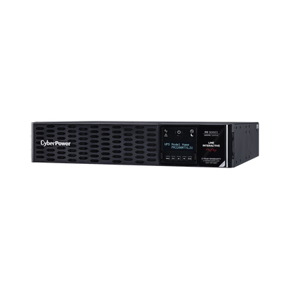 UPS de 2200 VA/2200 W, Topología Línea Interactiva, Entrada 120 Vca NEMA L5-30P, Onda Senoidal Pura, Torre o Rack 2 UR, Con 8 Tomas NEMA 5-20R