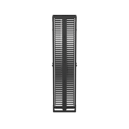 Organizador Vertical PatchRunner™, Doble (Frontal y Posterior), Para Rack Abierto de 45 Unidades, 10in de Ancho, Color Negro