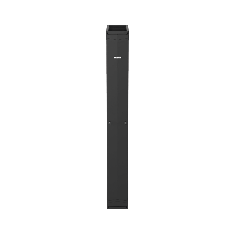 Organizador Vertical PatchRunner™, Doble (Frontal y Posterior), Para Rack Abierto de 45 Unidades, 10in de Ancho, Color Negro