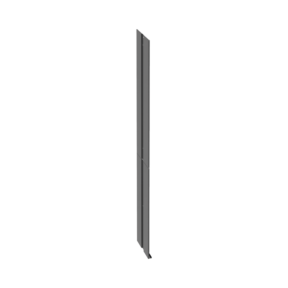 Tapa Final de Fila, Para Organizador Vertical PR2V PatchRunner™ 2, de 45 UR, Color Negro