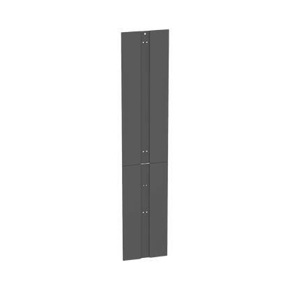 Tapa Final de Fila, Para Organizador Vertical PR2V PatchRunner™ 2, de 45 UR, Color Negro