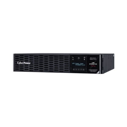 UPS de 3000 VA/3000 W, Topología Línea Interactiva, Entrada 120 Vca NEMA L5-30P, Onda Senoidal Pura, Torre o Rack de 2 UR, Con 8 Tomas 5-20R y 1 L5-30R