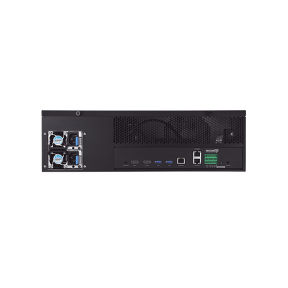 NVR 32 Megapixel (8K) / 32 Canales IP / Soporta 8 Discos Duros / H.265 & Wisestream / Wisenet P2P / ONVIF / Compatible con Cámaras IA / Salida HDMI en 4K