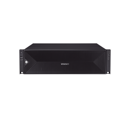 NVR 32 Megapixel (8K) / 32 Canales IP / Soporta 8 Discos Duros / H.265 & Wisestream / Wisenet P2P / ONVIF / Compatible con Cámaras IA / Salida HDMI en 4K