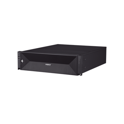 NVR de 64 canales /  Hasta 32 MP / H.265 & Wisestream / Procesamiento 400 Mbps / 3 Puertos de Red / Raid 5-6 / 16 bahias para disco duro (no incluidos)