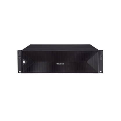 NVR de 64 canales /  Hasta 32 MP / H.265 & Wisestream / Procesamiento 400 Mbps / 3 Puertos de Red / Raid 5-6 / 16 bahias para disco duro (no incluidos)
