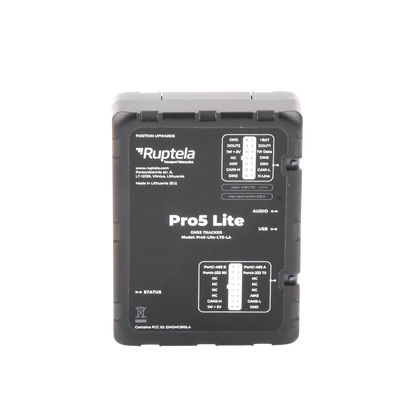 Tracker GPS Pro5 Lite / LTE CAT1 bis (4G), GSM (2G) / Lectura de Datos CAN / Monitoreo de Audio, Temperatura y Combustible / Pequeño con Nano SIM / Conectividad BLE / Protección Avanzada