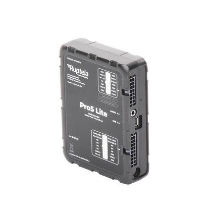 Tracker GPS Pro5 Lite / LTE CAT1 bis (4G), GSM (2G) / Lectura de Datos CAN / Monitoreo de Audio, Temperatura y Combustible / Pequeño con Nano SIM / Conectividad BLE / Protección Avanzada