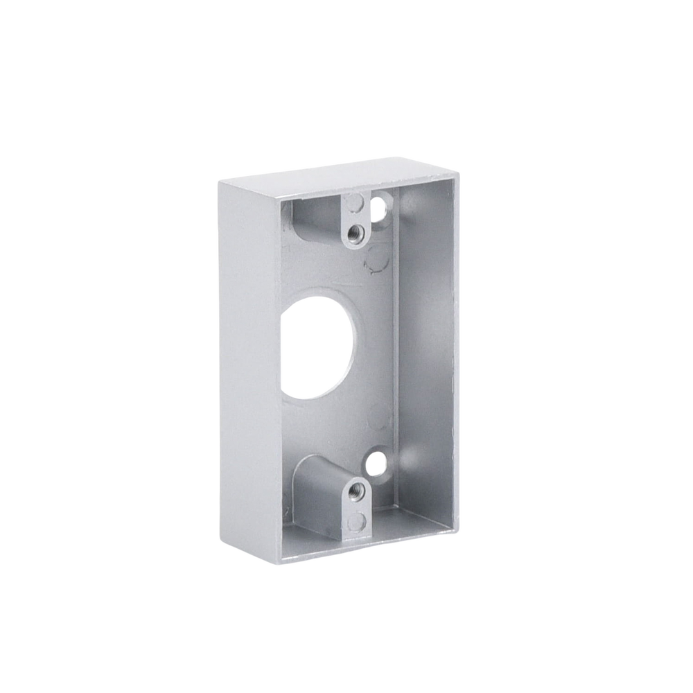 Caja cromada para instalación del botón PRO800B