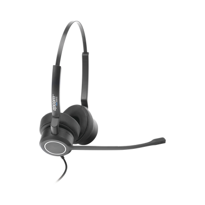 Audífonos USB de Diadema ESTÉREO con Audio HD / Micrófono con Cancelación de Ruido / Calidad para uso en Oficina