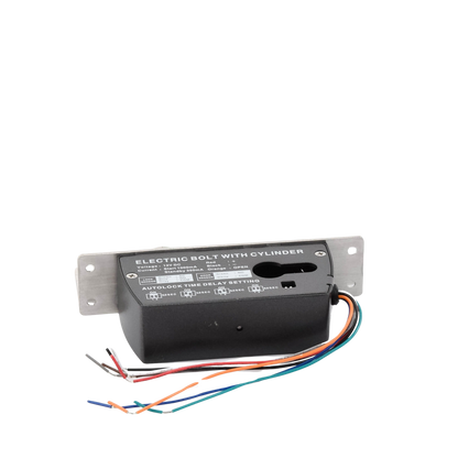 Cerradura de Perno 2000 kg de sujeción/ Cerrada en caso de falla (Fail Safe)/ Con temporizador y Sensor de puerta