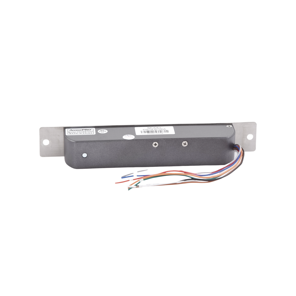 Cerradura de Perno 2000 kg de sujeción/ Abierta en caso de falla (Fail Safe)/ Con temporizador y Sensor de puerta