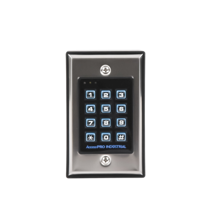 Teclado Industrial Autónomo con Lector de Proximidad Integrado para interior.