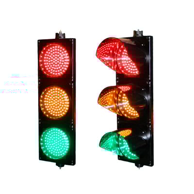 Semáforo / Señalización Rojo, Verde y Amarillo / Diametro 200mm / LED / 110vca.