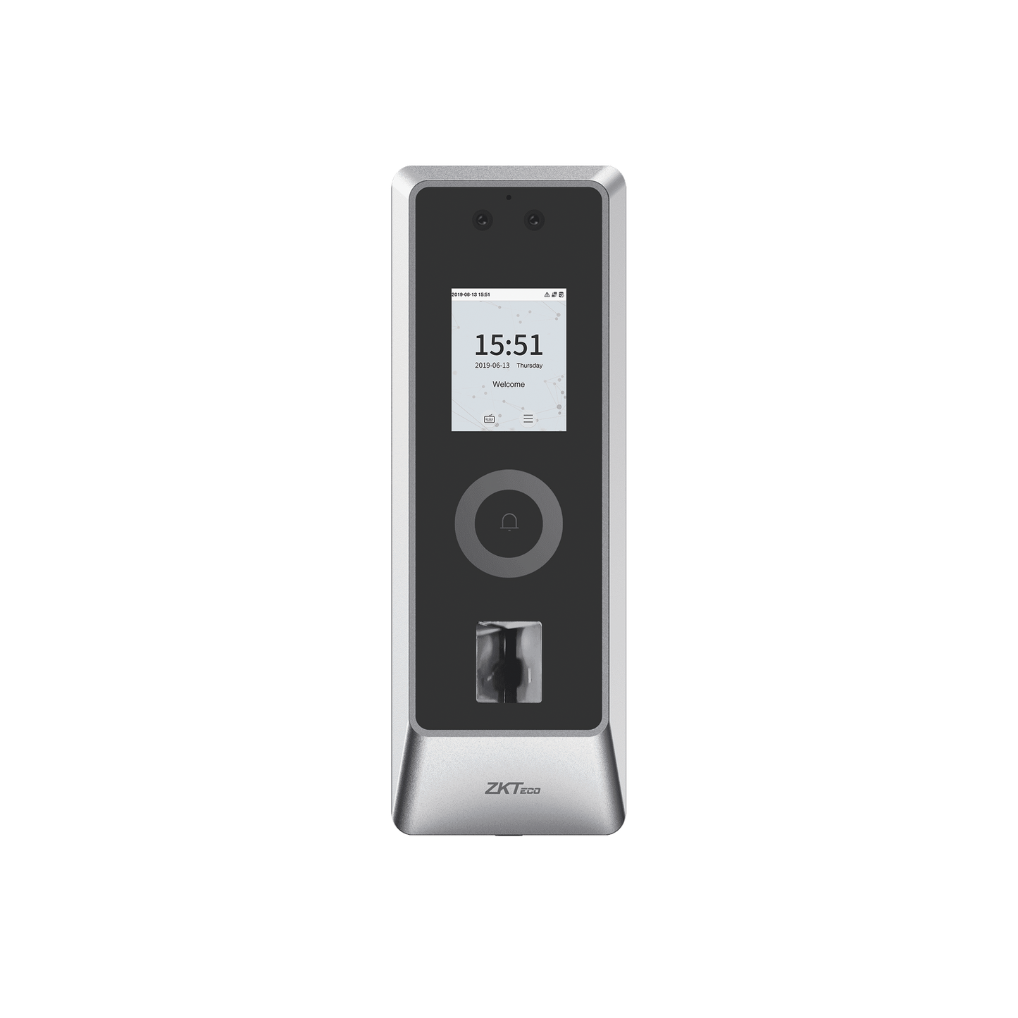 Lector Autonomo de Reconocimiento Facial y Huella Digital para Exterior