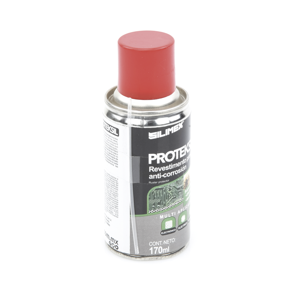 Revestimiento Protector Anti-Corrosión en Aerosol, Protege circuitos y conductores Electricos, es Ideal para usarse en Ambientes Altamente Húmedos, 170 ml.
