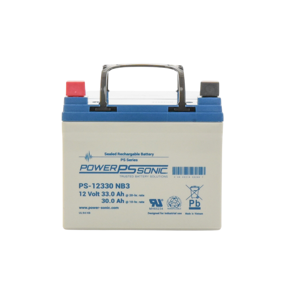 Batería 12V, 33AH, Para Respaldo, Tecnologías AGM/VRLA, 5 Años Vida Útil, Terminales NB3, Reconocida UL