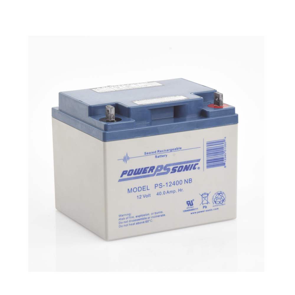 Batería 12V, 40AH, Para Respaldo, Tecnologías AGM/VRLA, 5 Años Vida Útil, Terminales NB, Reconocida UL