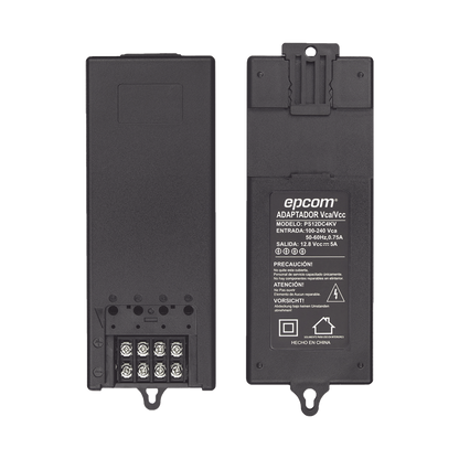 Fuente de Poder de 12 Vcc @ 5A / 4 Cámaras / FILTRO DE RUIDO ESPECIAL PARA CAMARAS 4K / Fusible Reseteable Inter Construido PTC / Protección Contra Sobre-Tensiones y Contra Cortocircuito / Recomendado para cámaras 4K.