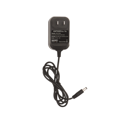 Fuente de Poder de 12 Vcc Regulada / 2 Amp / Voltaje de Entrada de 100 - 240 VCA / Longitud del cable 96 cms.