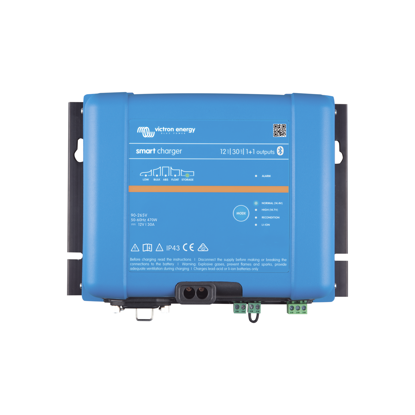 Phoenix Smart IP43 12/30 / Cargador de Baterías 12V, 30A / Para Ambientes Marinos y Terrestres. /  Para baterías de Plomo y Litio