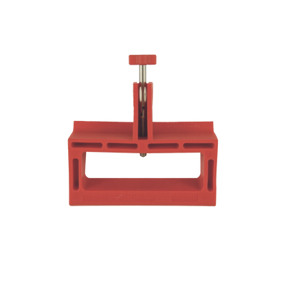 Bloqueador LOTO de Manija Grande para Disyuntores de Caja Moldeada, 2.24" (56.8m) Largo x 3.75" (95.2mm) Ancho. Color rojo