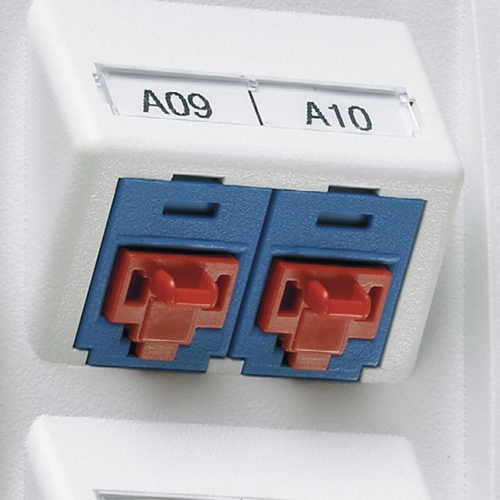 Kit de 10 Dispositivos para Bloquear Puertos Jack RJ45, Color Azul, Incluye Llave de Extracción