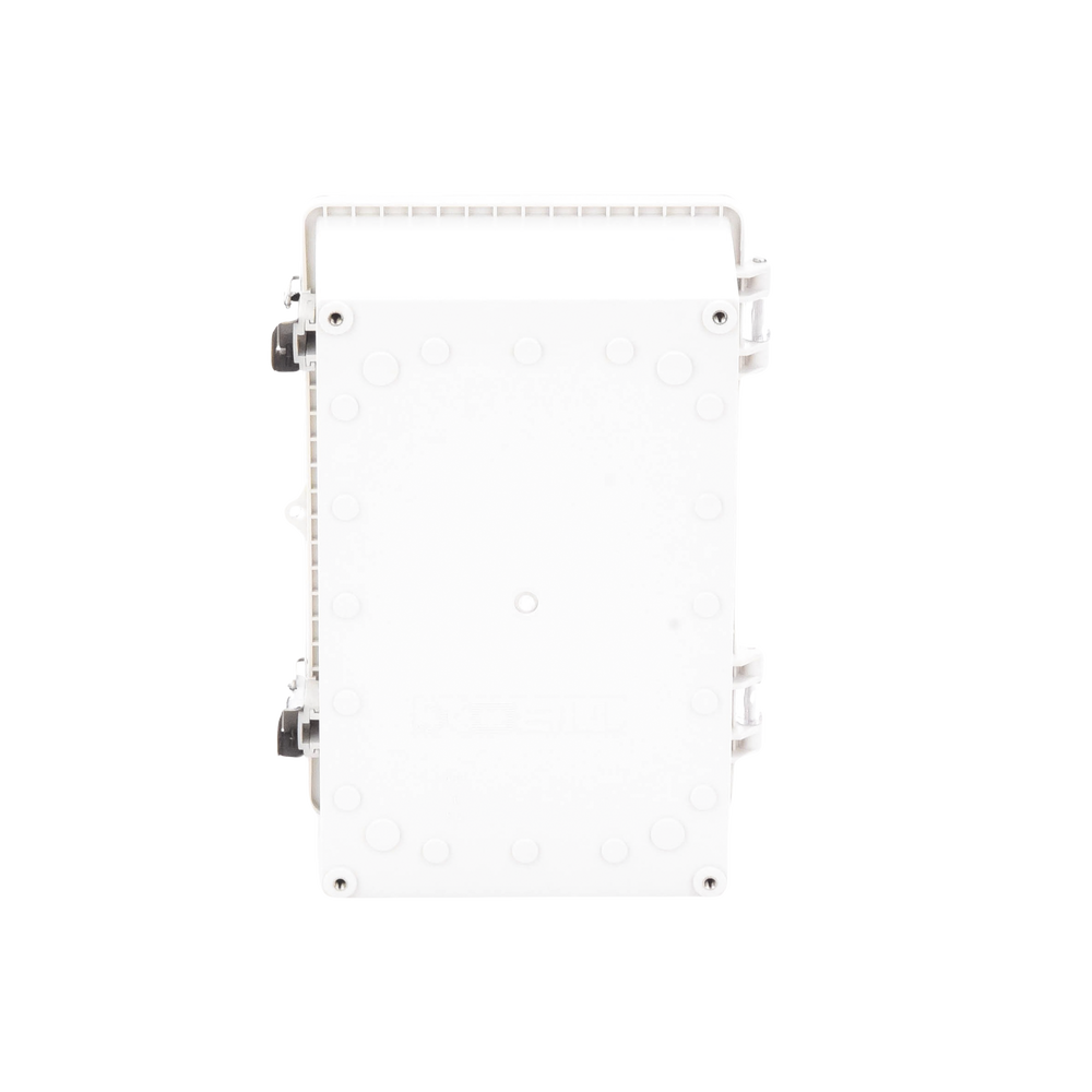 Gabinete Plástico ABS, Puerta Transparente, Uso en Intemperie IP66 (190 x 290 x 140 mm) cierre por Broche Inoxidable y Permite Cerrado con Candado y Llave (Perno 5mm) No Incluido