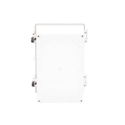 Gabinete Plástico ABS, Puerta Transparente, Uso en Intemperie IP66 (190 x 290 x 140 mm) cierre por Broche Inoxidable y Permite Cerrado con Candado y Llave (Perno 5mm) No Incluido